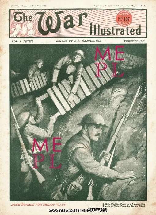 : 1918 War Illustrated Preparing for the attack : 1918 War Illustrated Preparing for the attack