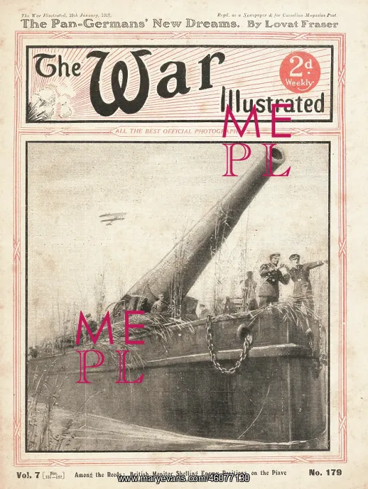 : 1918 War Illustrated War Barge : 1918 War Illustrated War Barge