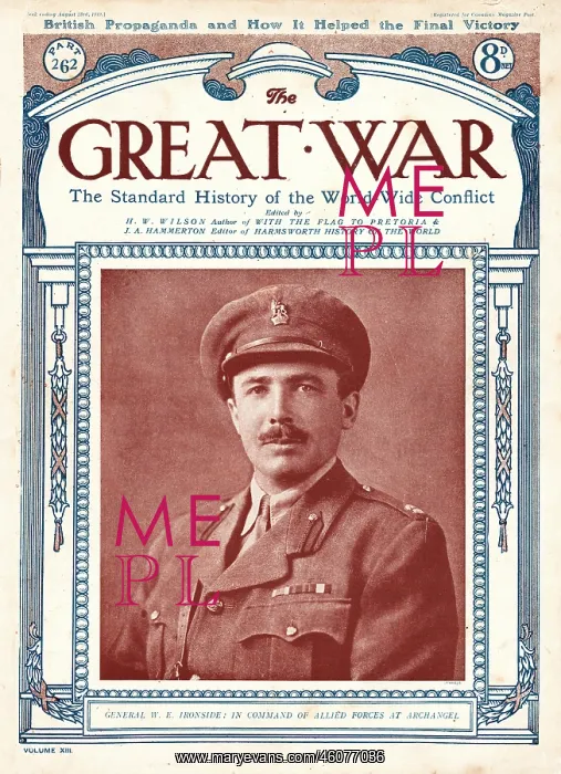 : 1919 The Great War General William Edmund Ironside : 1919 The Great War General William Edmund Ironside