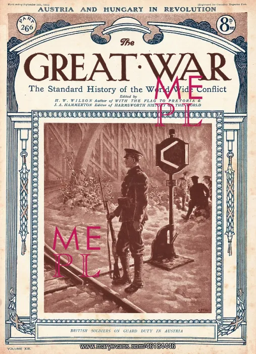 : 1919 The Great War Guard duty in Austria : 1919 The Great War Guard duty in Austria