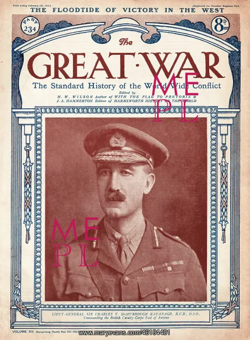 : 1919 The Great War Lt. General Charles Kavanagh : 1919 The Great War Lt. General Charles Kavanagh