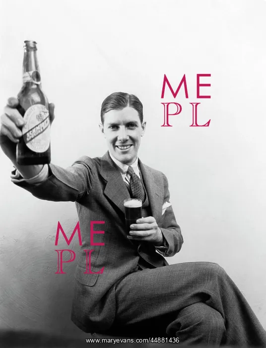 : 1920s 1930s Man Smiling Holding : 1920s 1930s Man Smiling Holding