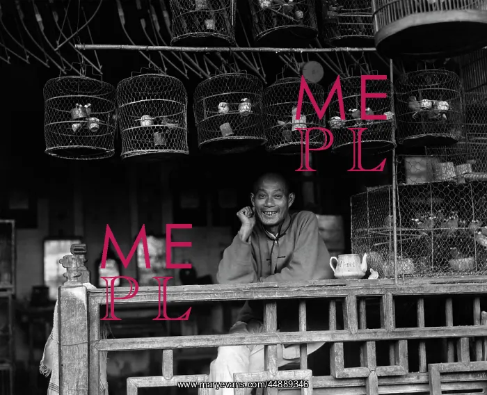 : 1920s 1930s Smiling Chinese Man : 1920s 1930s Smiling Chinese Man
