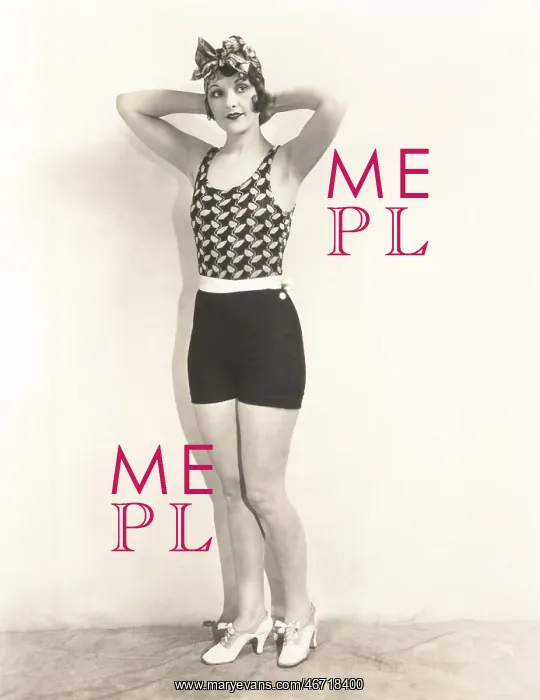 : 1920s bathing beauty : 1920s bathing beauty