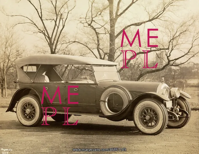  : 1920s car. Burrelle, Douglas Co. Automobile Crane Simplex Touring