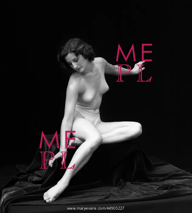  : 1920s Classical Nude Retro Vintage