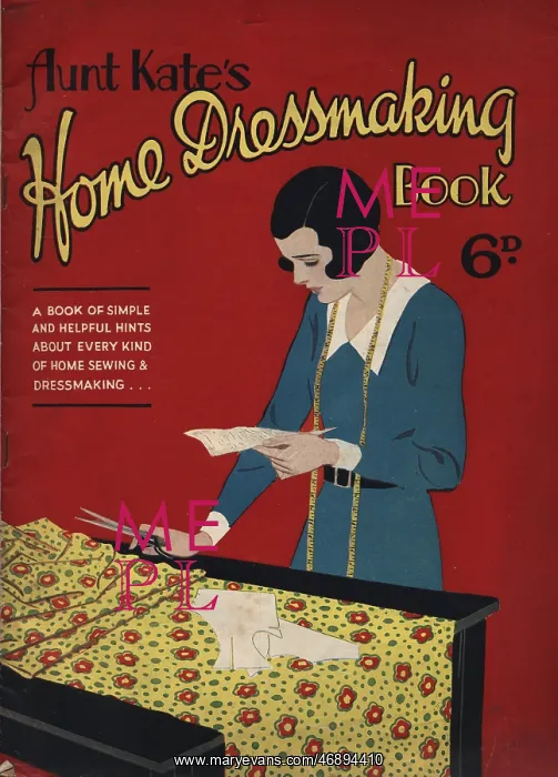 : 1920's dress making book cover : 1920's dress making book cover