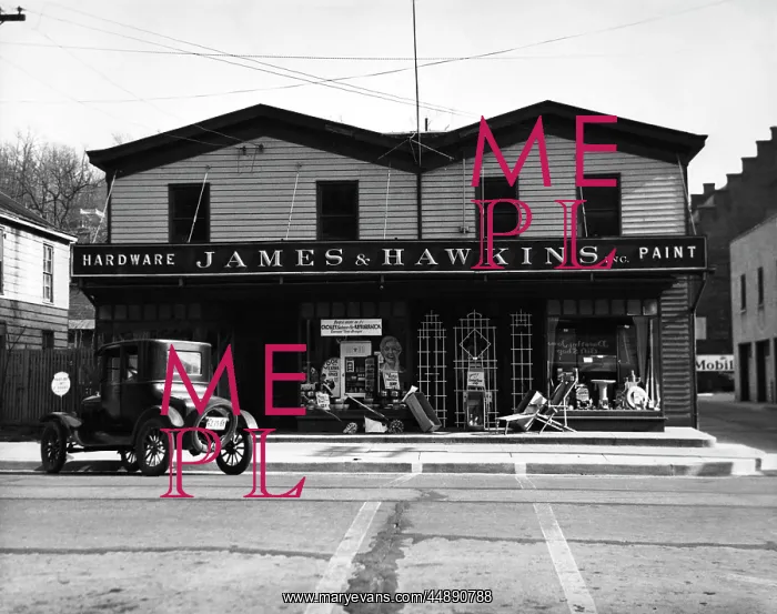 : 1920s Facade Of Hardware Store : 1920s Facade Of Hardware Store