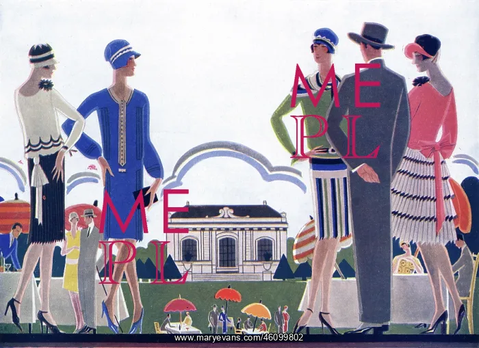 : A 1920s garden party : A 1920s garden party