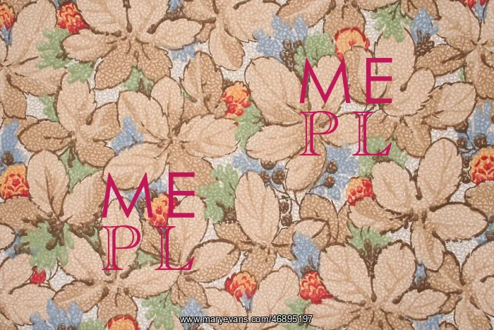 : 1920's interior history, tight floral, pattern : 1920's interior history, tight floral, pattern