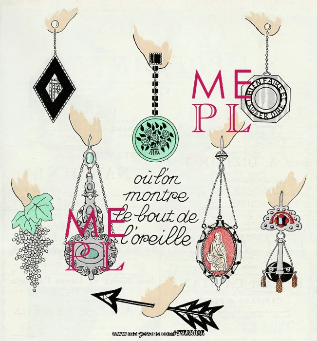 : 1920s jewellery design : 1920s jewellery design