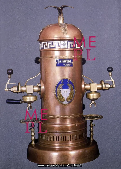: 1920s La Pavoni coffee maker : 1920s La Pavoni coffee maker