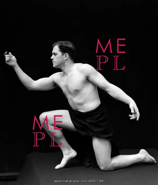  : 1920s Male Man Semi Nude Classical