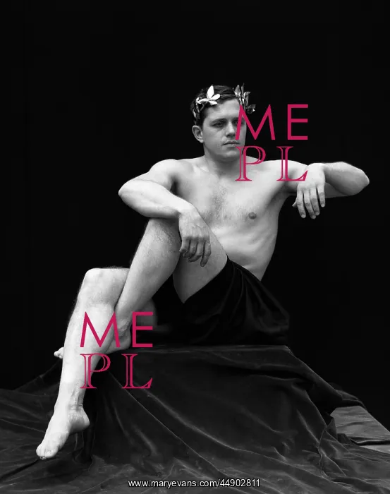 : 1920s Man Semi Nude Classical : 1920s Man Semi Nude Classical