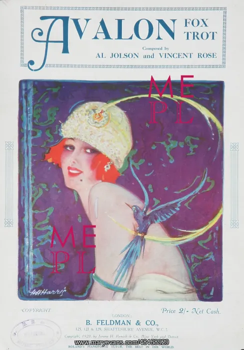 : 1920s music sheet : 1920s music sheet
