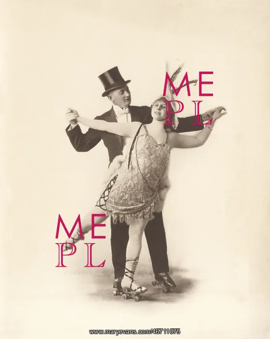 : 1920s roller dancing : 1920s roller dancing