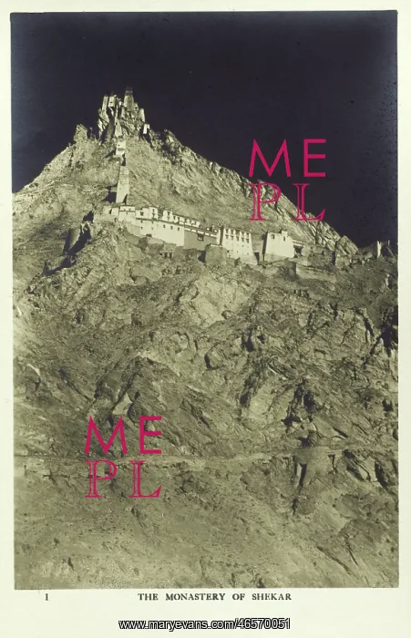 : 1922 British Mt Everest Expedition - Shekar Monastery : 1922 British Mt Everest Expedition - Shekar Monastery