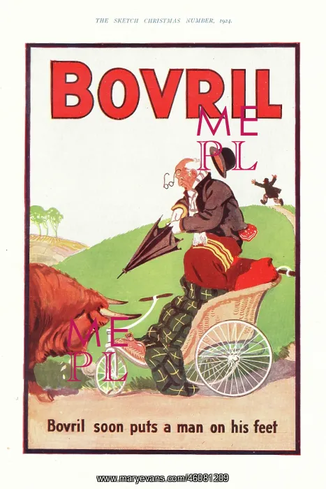 : 1924 UK Magazine Bovril Advert : 1924 UK Magazine Bovril Advert