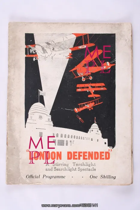 : 1925, Theatre Programme, London Defended : 1925, Theatre Programme, London Defended