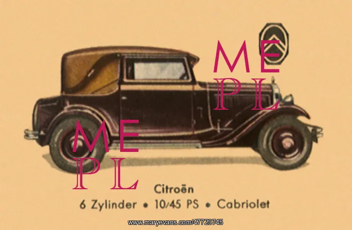  : 1928 Citroen 6-Cylinder Cabriolet