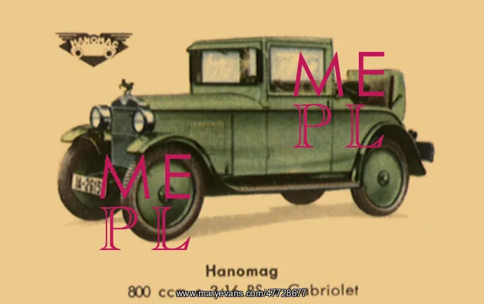  : 1928 Hanover Hanomag 800 ccm Cabriolet