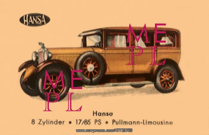  : 1928 Hansa 8-Cylinder Pullmann-Sedan