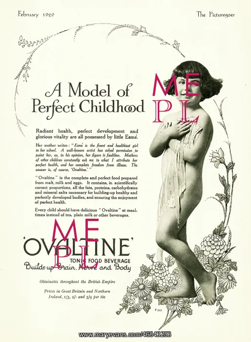 : 1929 UK advert Ovaltine : 1929 UK advert Ovaltine