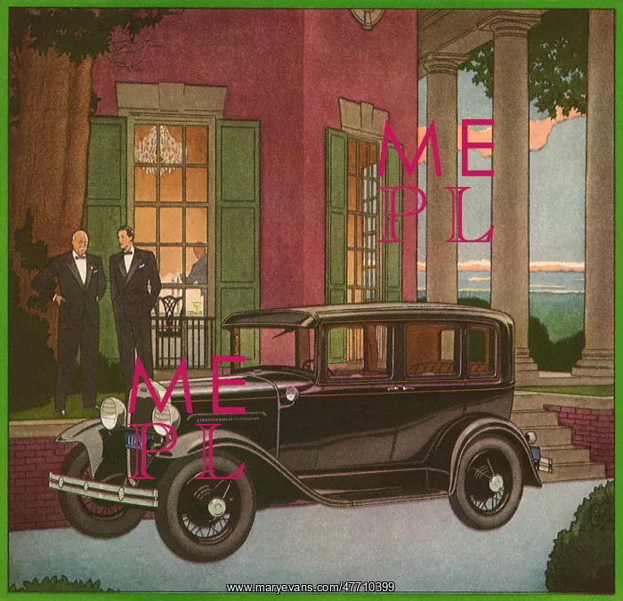  : 1930 Ford Town Sedan