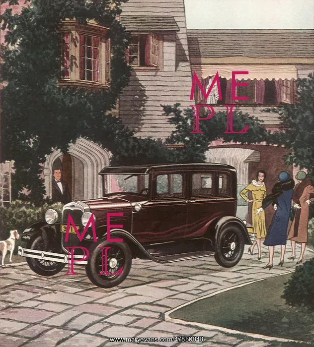  : 1930 Ford Town Sedan