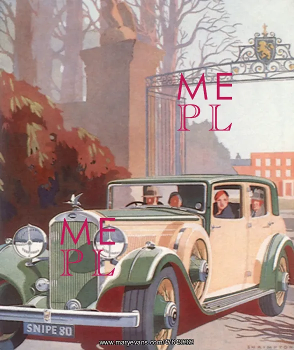 : 1930 Humber Sedan : 1930 Humber Sedan