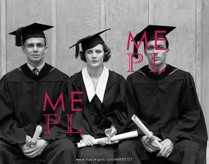 : 1930s 1940s Three University Students : 1930s 1940s Three University Students