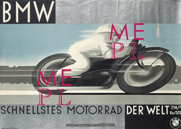: 1930s BMW advert : 1930s BMW advert
