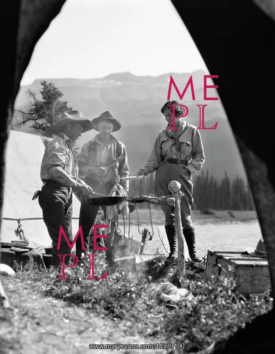  : 1930s Campsite Bow Lake Alberta