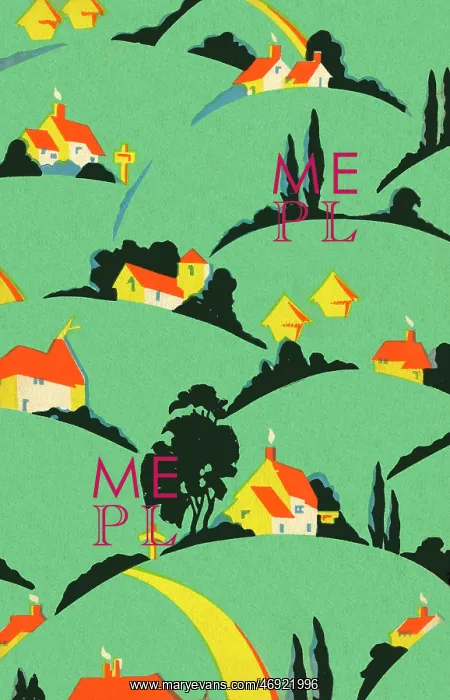 : 1930s countryside pattern : 1930s countryside pattern