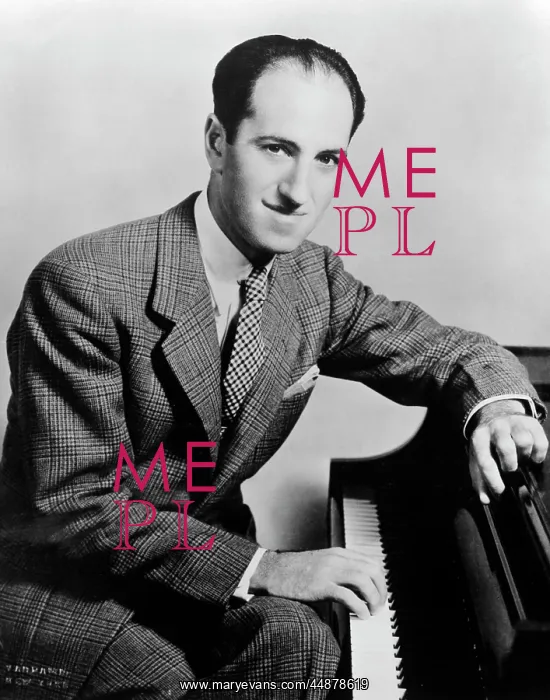  : 1930s George Gershwin At Piano
