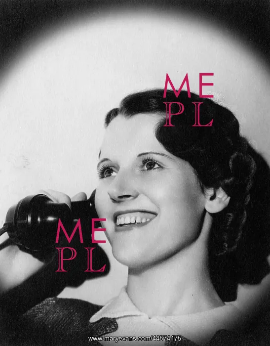 : 1930S GIRL ON THE PHONE : 1930S GIRL ON THE PHONE