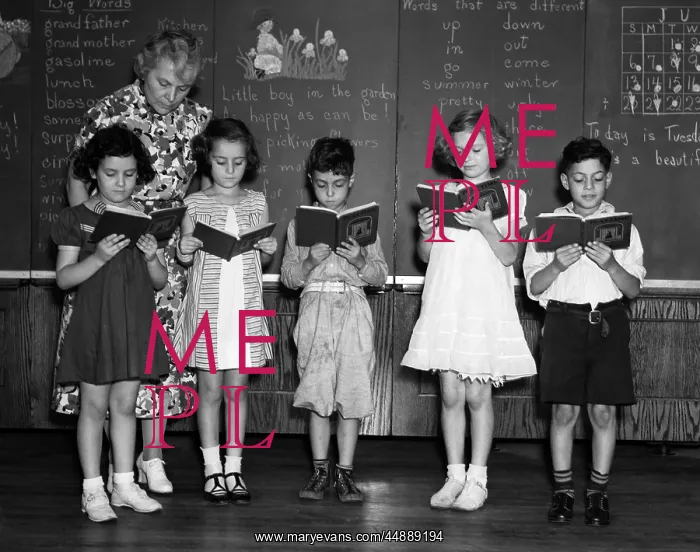 : 1930s Line-Up Of 5 Elementary : 1930s Line-Up Of 5 Elementary