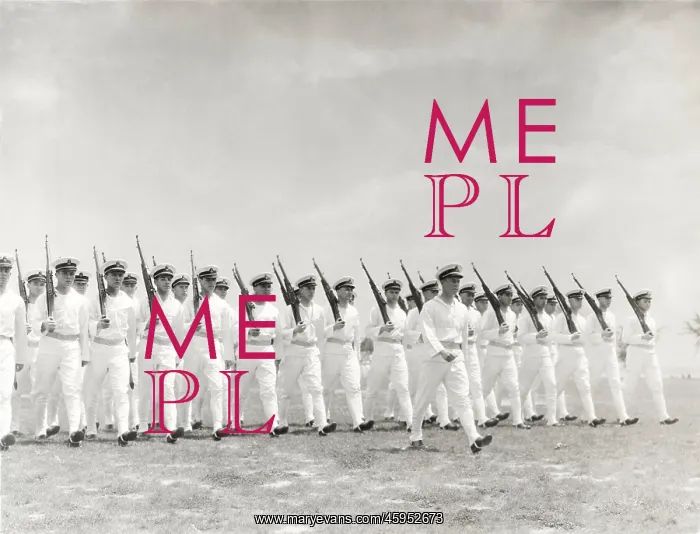 : 1930s naval officers marching : 1930s naval officers marching