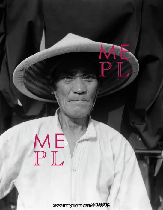 : 1930s Old Rickshaw Coolie Portrait : 1930s Old Rickshaw Coolie Portrait