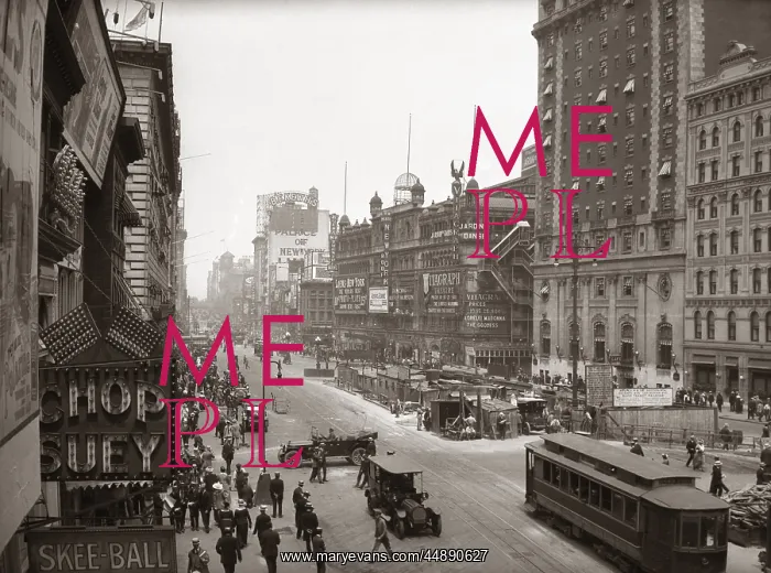 : 1930s Overhead Sixth Avenue : 1930s Overhead Sixth Avenue