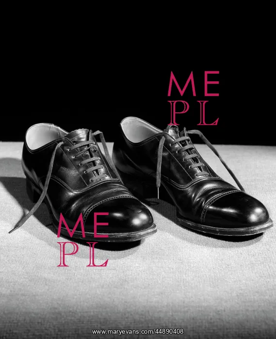 : 1930s Pair Of Black Lace Up Men'S : 1930s Pair Of Black Lace Up Men'S