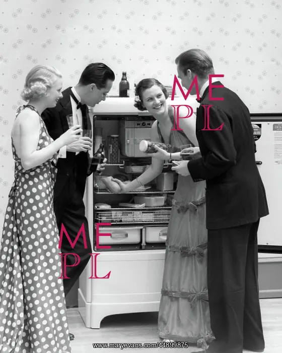 : 1930s Pair Of Couples In Formal : 1930s Pair Of Couples In Formal