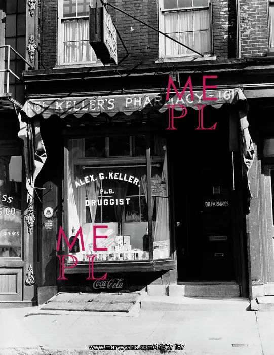 : 1930s Pharmacy Storefront : 1930s Pharmacy Storefront