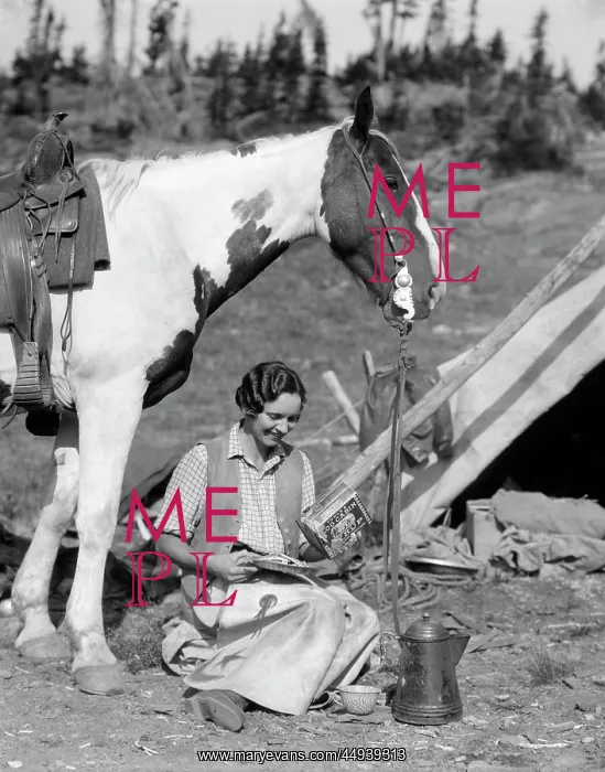 : 1930s Woman Sitting Outside Of : 1930s Woman Sitting Outside Of