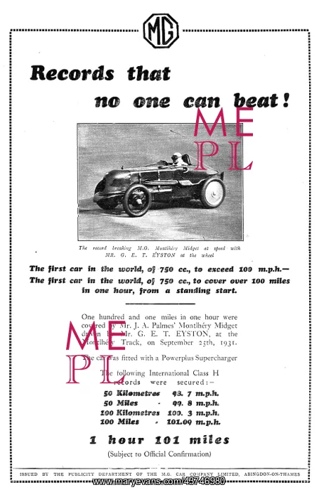  : 1931 MG Midget