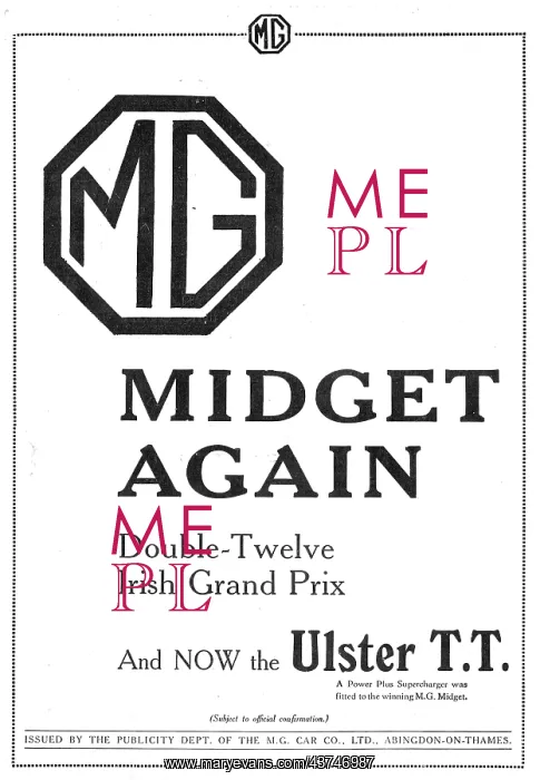  : 1931 MG Midget