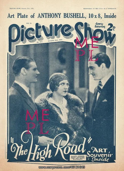: 1931 Picture Show Basil Rathbone : 1931 Picture Show Basil Rathbone