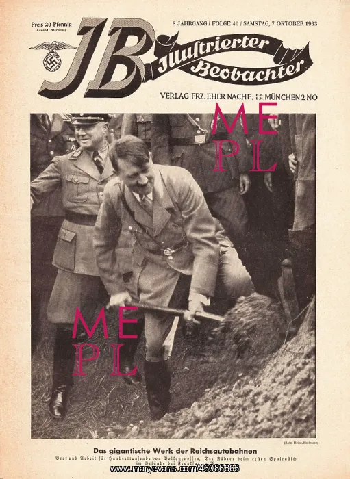 : 1933 Hitler and Reichsautobahn construction : 1933 Hitler and Reichsautobahn construction