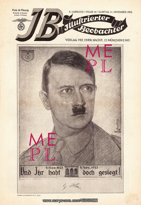 : 1933 Illustrierte Beobachter Adolf Hitler : 1933 Illustrierte Beobachter Adolf Hitler