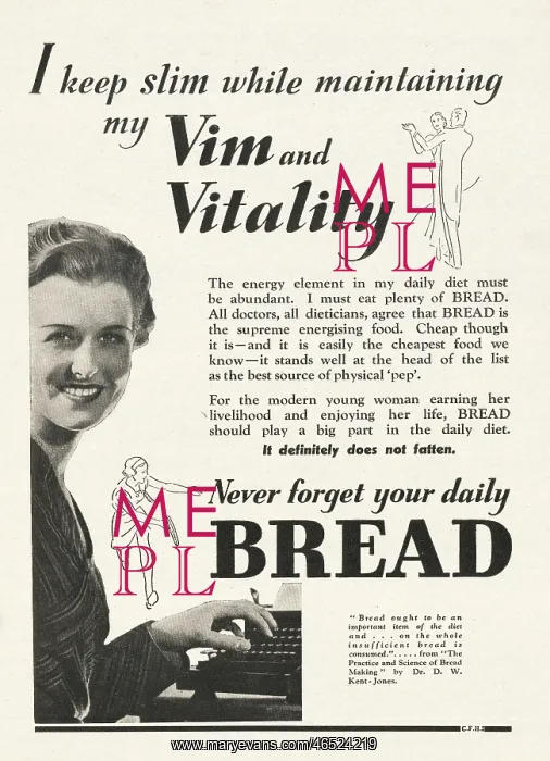  : 1935 UK Magazine Bread Advert